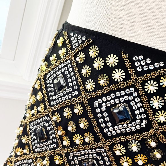 House of Harlow 1960 x Revolve Jimi Sequin Mini Skirt - Picture 3 of 15